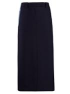 Calvin Klein 205w39nyc Contrast-panel Panama Midi Skirt