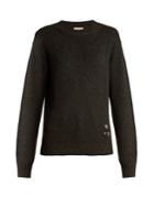 Saint Laurent Heart-pin Cashmere Sweater