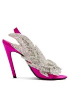 Matchesfashion.com Balenciaga - Talon Slash Sandal - Womens - Pink