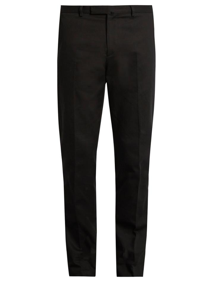 Valentino Slim-leg Cotton Chino Trousers