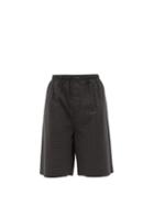 Matchesfashion.com Balenciaga - Oversized Cotton-tartan Shorts - Mens - Navy