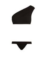 Matchesfashion.com Haight - Maria One Shoulder Bikini - Womens - Black