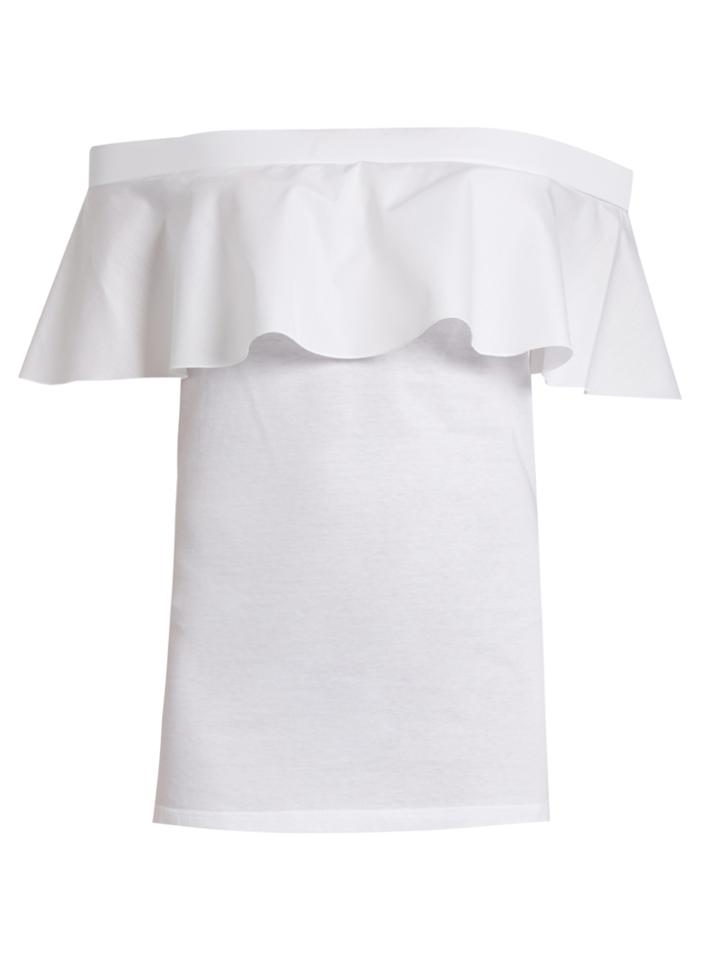 No. 21 Off-the-shoulder Cotton Top