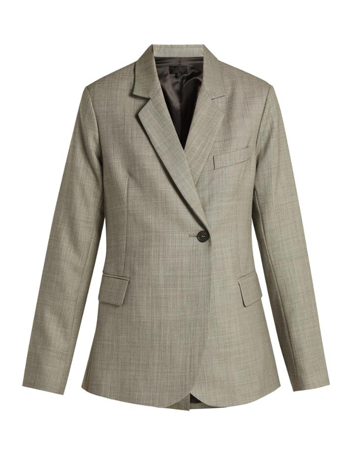 Nili Lotan Classon Single-breasted Wool Jacket