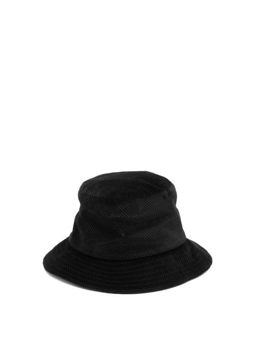 Matchesfashion.com Margaret Howell - Cotton Corduroy Bucket Hat - Womens - Black