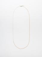 Completedworks - 14kt Gold-plated Recycled Sterling-silver Necklace - Mens - Silver Gold