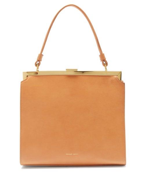 Matchesfashion.com Mansur Gavriel - Elegant Leather Handbag - Womens - Tan