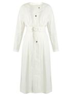 Isabel Marant Ivo Collarless Linen Coat