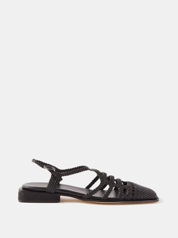 Hereu - Barana Woven-leather Sandals - Womens - Black