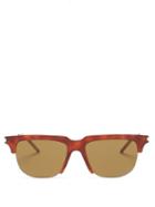 Matchesfashion.com Saint Laurent - Aviator Metal Sunglasses - Mens - Tortoiseshell