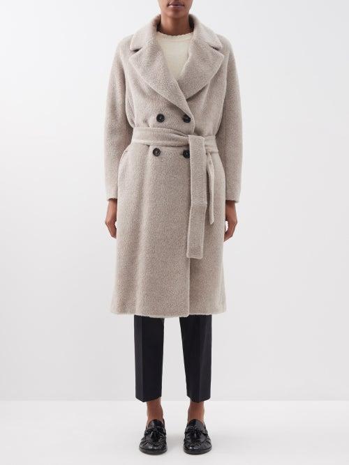 S Max Mara - Zefir Coat - Womens - Light Beige