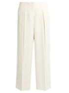 Elizabeth And James Billie Pleated Wide-leg Cady Trousers