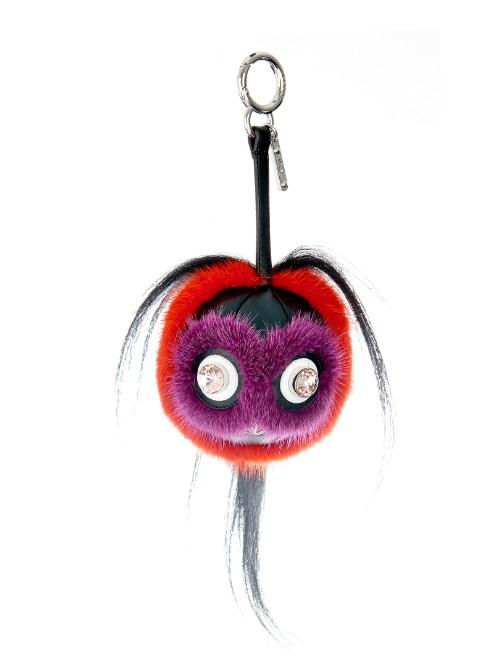 Fendi Funkyfur Mink And Goat-fur Bag Charm