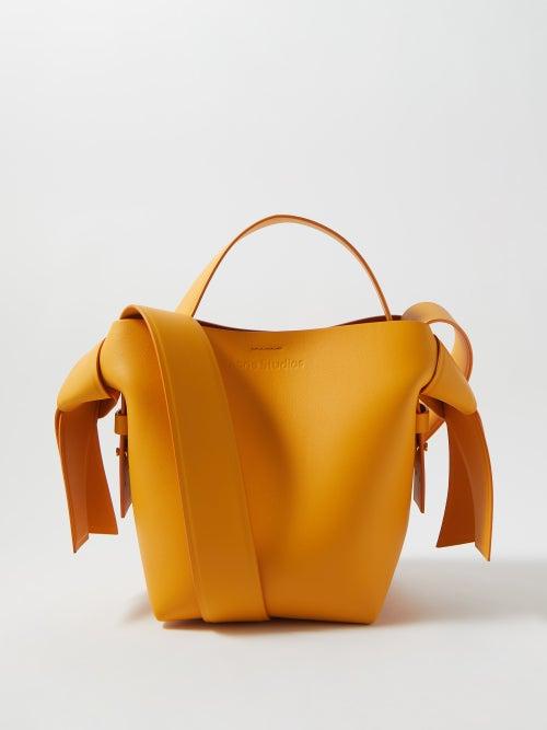 Acne Studios - Musubi Mini Leather Cross-body Bag - Womens - Orange