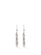 Isabel Marant - Leaf-charm Metal Drop Earrings - Womens - Silver