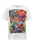 Matchesfashion.com Junya Watanabe - Cartoon-print Technical-mesh T-shirt - Womens - White Multi