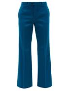 Matchesfashion.com Givenchy - Flared Tailored Trousers - Mens - Blue