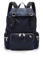Matchesfashion.com Burberry - Aviator Nylon Backpack - Mens - Blue