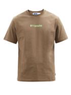 Affixwrks - Onsite-print Organic-cotton T-shirt - Mens - Brown