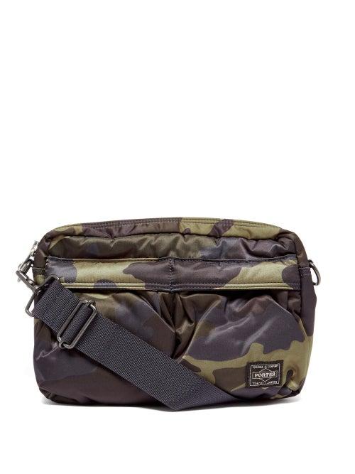 Matchesfashion.com Porter-yoshida & Co. - Counter Shade Small Camouflage-print Shoulder Bag - Womens - Khaki Multi