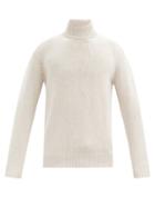 Matchesfashion.com Altea - Roll-neck Wool-blend Sweater - Mens - Cream