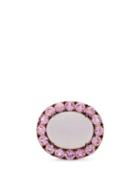 Matchesfashion.com Rosa De La Cruz - Sapphire, Chalcedony & 18kt Rose-gold Ring - Womens - Pink Multi