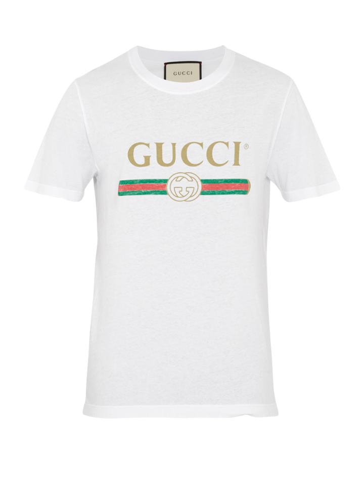 Gucci Cotton-jersey Logo T-shirt