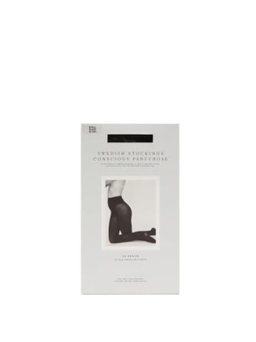 Ladies Lingerie Swedish Stockings - Olivia 60-denier Tights - Womens - Black