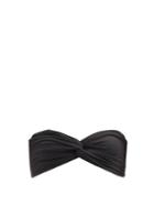 Matchesfashion.com Sara Cristina - Wave Bandeau Bikini Top - Womens - Black