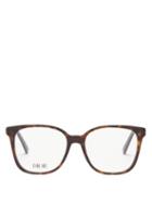 Dior - 30montaignemini Round Acetate Glasses - Womens - Brown