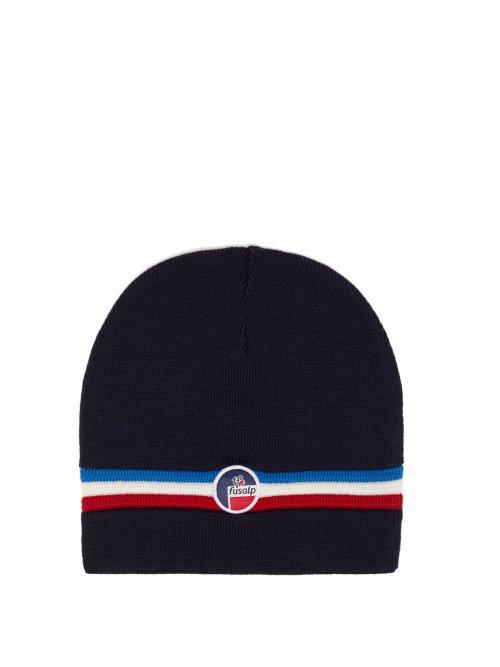 Matchesfashion.com Fusalp - Wengen Ii Ribbed Wool Hat - Mens - Navy