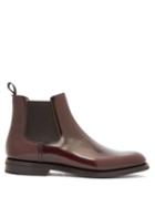 Matchesfashion.com Church's - Monmouth Patent Leather Chelsea Boots - Womens - Burgundy