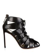 Francesco Russo Cut-away Leather Ankle Boots
