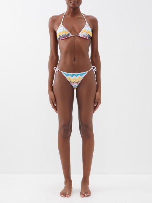 Missoni - Zigzag Triangle Bikini - Womens - Multi