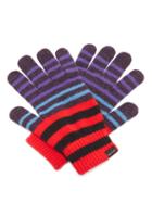 Matchesfashion.com Paul Smith - Logo-label Striped-wool Gloves - Mens - Multi