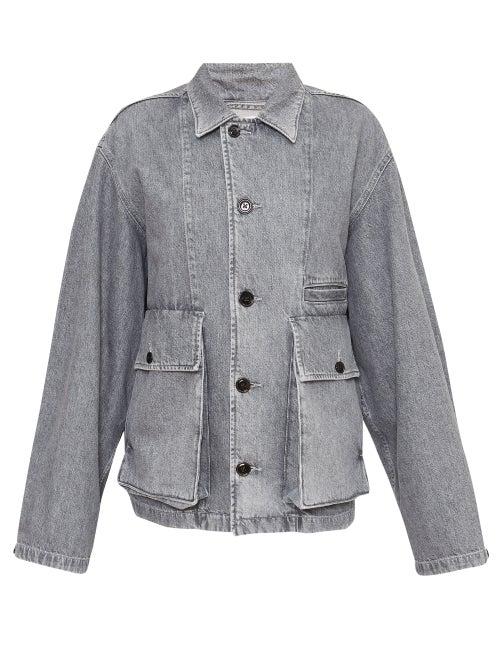 Lemaire - Patch-pocket Denim Jacket - Womens - Denim