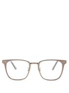 Bottega Veneta Square-frame Ruthenium-plated Glasses