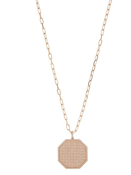 Matchesfashion.com Shay - Diamond & 18kt Rose-gold Necklace - Womens - Crystal