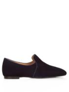The Row Alys Velvet Loafers