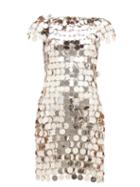 Matchesfashion.com Paco Rabanne - Sequinned Mini Dress - Womens - Rose Gold