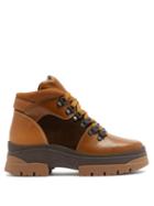 Matchesfashion.com See By Chlo - Panelled Leather And Suede Hiking Boots - Womens - Tan