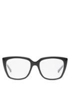 Matchesfashion.com Balenciaga - Square Logo Print Acetate Glasses - Womens - Black