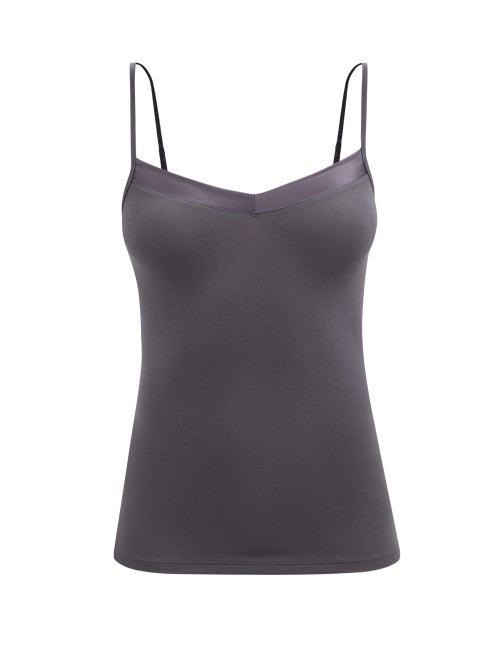 Hanro - Annik Modal-blend Jersey Camisole Top - Womens - Grey