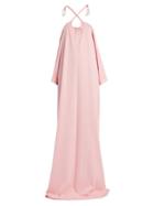 Matchesfashion.com Vetements - X Hanes Logo Print Cotton Jersey Maxi Dress - Womens - Pink