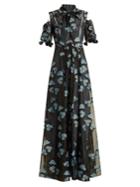 Self-portrait Open-shoulder Fil Coup Dress