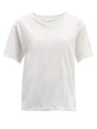 Matchesfashion.com Saint Laurent - Cotton Jersey T Shirt - Womens - White