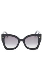 Matchesfashion.com Fendi - Cat-eye Acetate Sunglasses - Womens - Black
