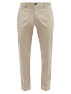 Matchesfashion.com Barena Venezia - Marpin Slim-leg Stretch-cotton Chino Trousers - Mens - Beige