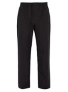 Matchesfashion.com Sunspel X Lemaire - Elasticated Waist Cotton Poplin Trousers - Mens - Black