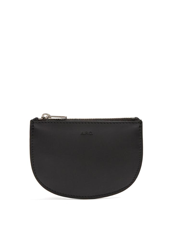 A.p.c. Half Moon Leather Coin Purse